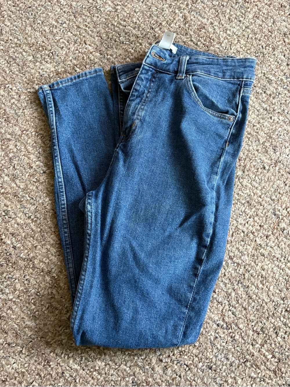 H&M High-Rise Women's Dark Blue Skinny Jeans